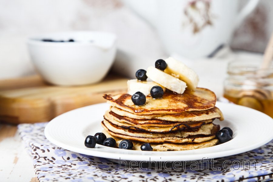 Panqueques saludables de banana de 2 ingredientes