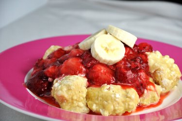 Bolas de masa proteína con requesón