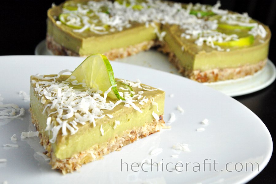 Pastel de limón y aguacate (Sin gluten)