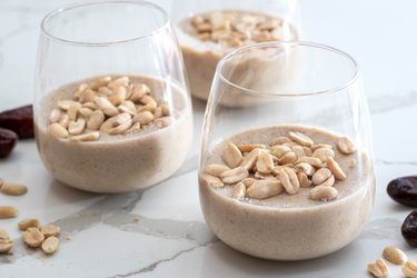 Pudín proteico casero - caramelo salado (elaborado con 5 ingredientes)