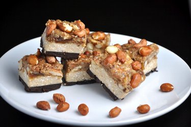 Barras “Snickers” saludables hechas en casa