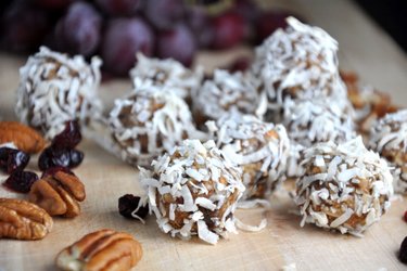 Bolitas de pan de jengibre saludables (sin gluten, sin azúcar)