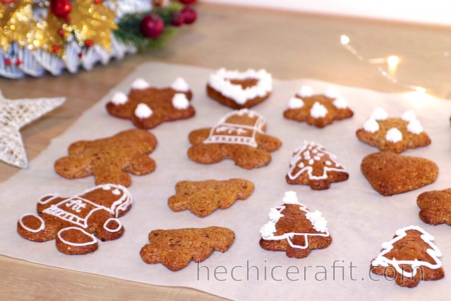 Galletas Proteicas de Jengibre sin Harina