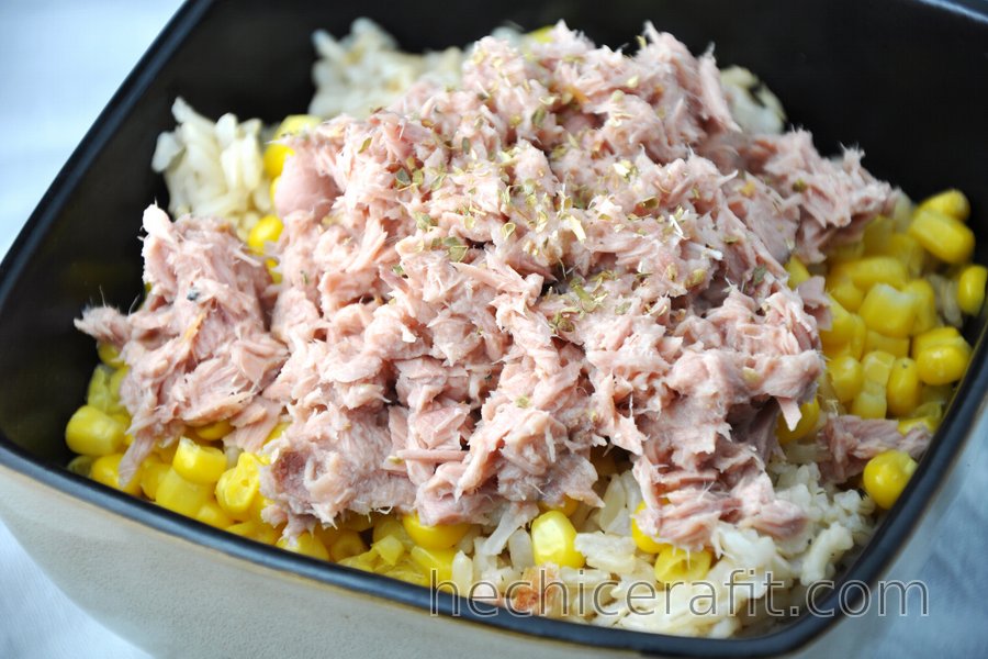 Arroz Fit con Atún y Maíz