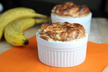 Soufflé Saludable de Banana y Canela