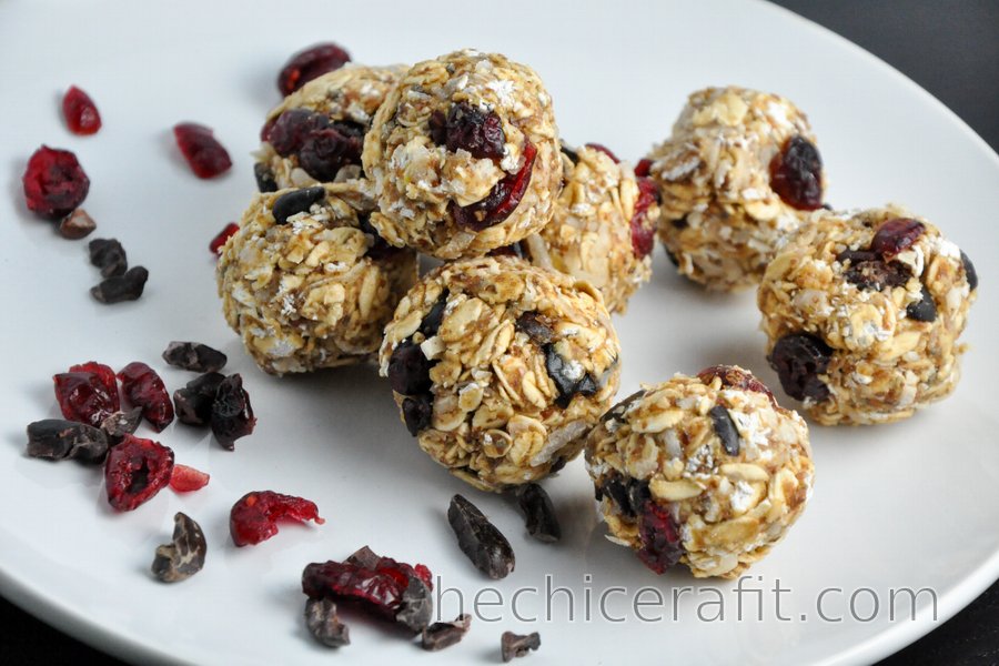 Bolitas fitness y energéticas de desayuno