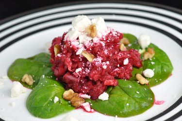 Ensalada de Remolacha, Manzana y Queso Feta