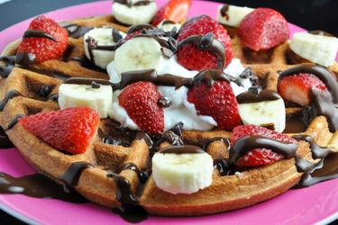 Waffles/Panqueques con proteína y sin gluten