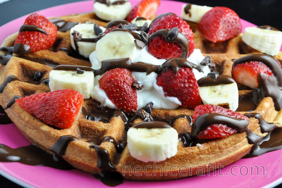 Waffles/Panqueques con proteína y sin gluten