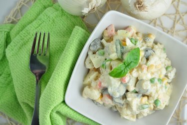 Ensalada Ligera de Coliflor (Baja en Calorías, Baja en Grasa)