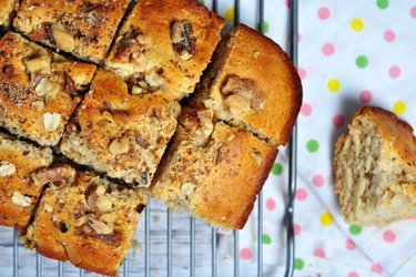 Pastel de espelta con nueces