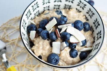 Avena “tarta de queso de arándanos”