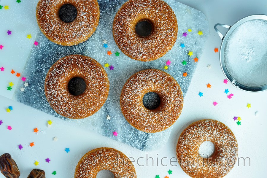 Sencillas donas de avena al horno 