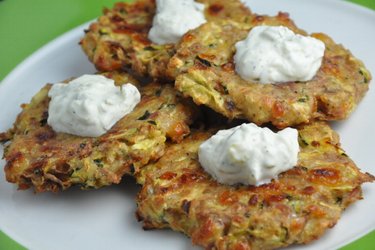 Tortitas horneadas de calabacín y atún (sin gluten)