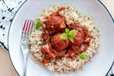 Albóndigas saludables en salsa de tomate