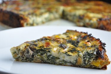 Quiche de espinacas (sin gluten)