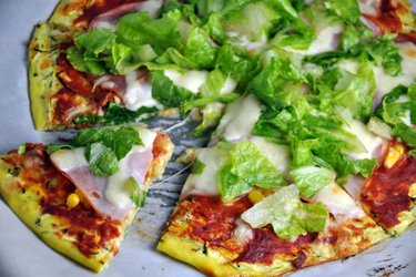 Base para pizza saludable de calabacín