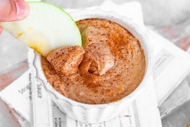 Salsa de yogur con mantequilla de maní
