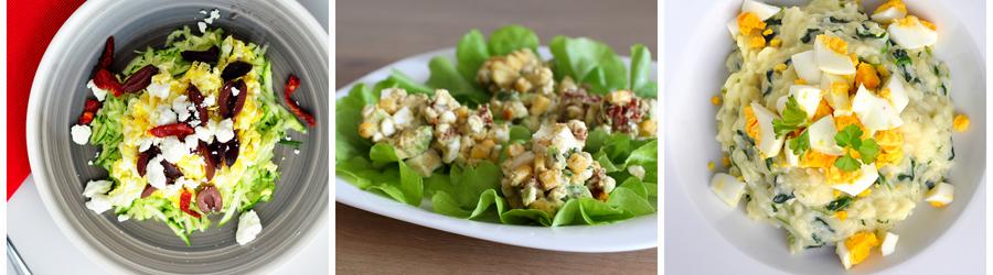 Recetas saludables de ensaladas con huevo