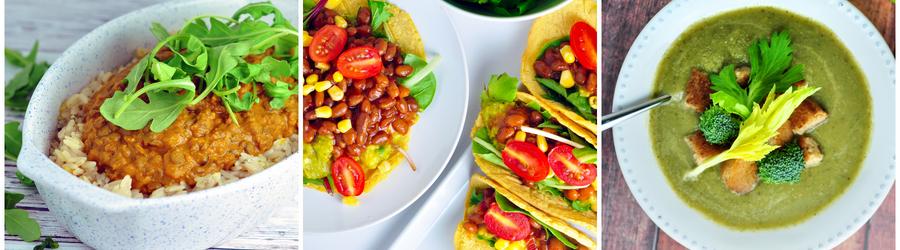 Recetas veganas y saludables con vegetales