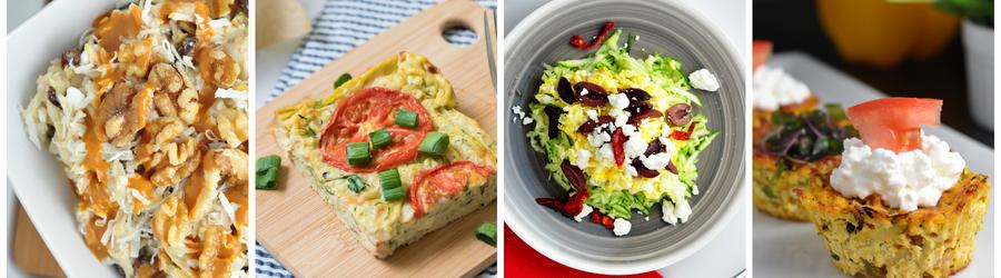 Recetas saludables de desayunos con calabacín