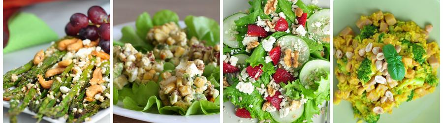 Recetas de ensaladas bajas en carbohidratos