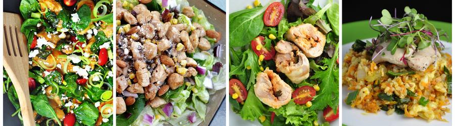 Recetas saludables de ensaladas con pollo
